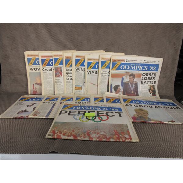 16 - Olympics 88 Calgary Herald Newspapers