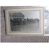 Image 2 : Lot of 3 Vintage Pictures of 1914 Thrashing, Tractor & Cars