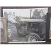 Image 3 : Lot of 3 Vintage Pictures of 1914 Thrashing, Tractor & Cars