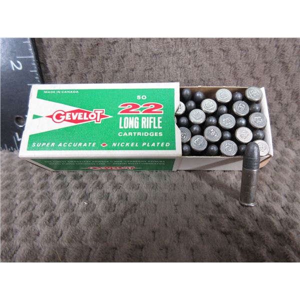 Collector Ammo - Gevelot 22 Long Rifle - Box of 50