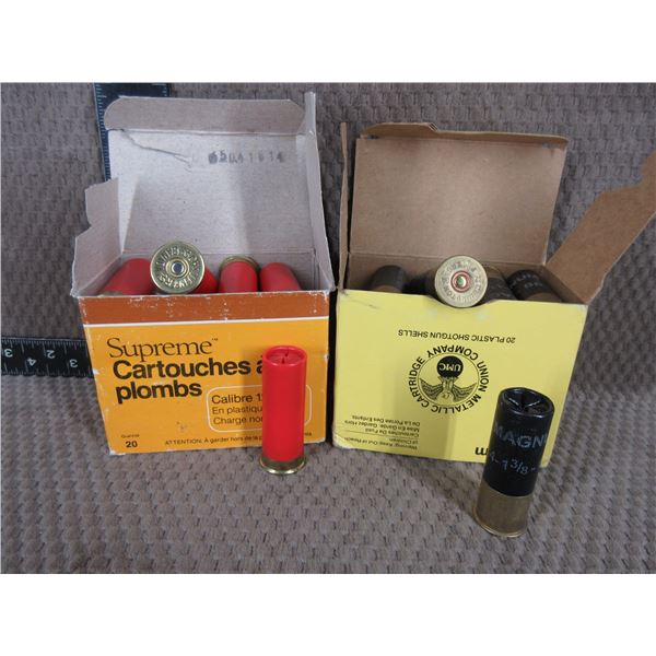 12 ga 2 3/4 Shotshells BB Box of 20 and #4 Box of 20
