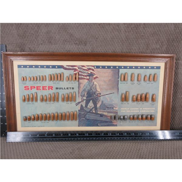 Speer Bullet Board 1967