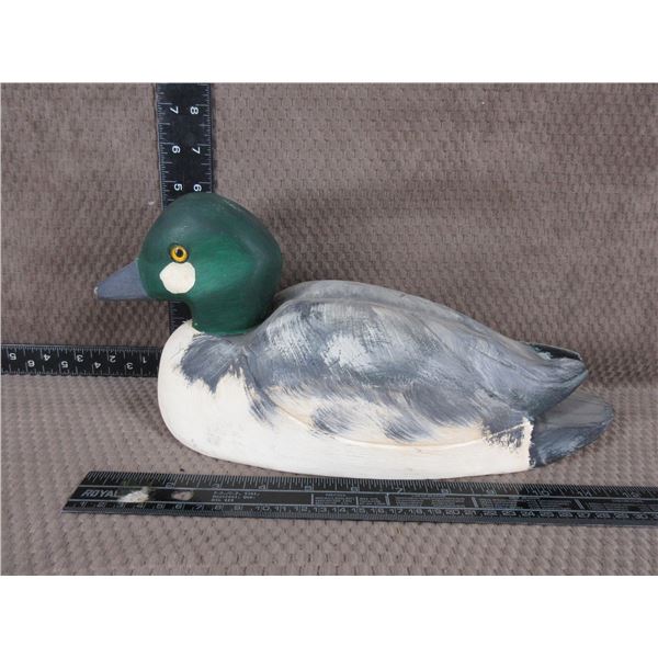 Wood Painted Golden Eye by HM Clarke 1997