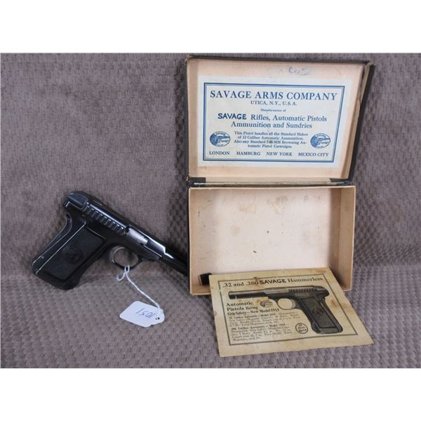 PAL MUST HAVE 12-6 ON IT TO BUY THIS - New Unfired Savage Model 1915 Hammerless (Grip Safety) in 32