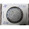Image 1 : 1938, 2-Reichmarks Nazi Germany Silver Coin