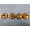 Image 2 : 4 - Vintage American Legion Buttons