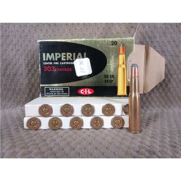303 Savage Imperial 190 gr, KKSP - Box of 20