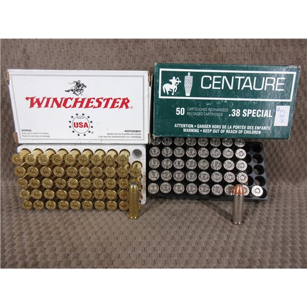 38 Special - Winchester Box of 50 & Centuaure Box of 42