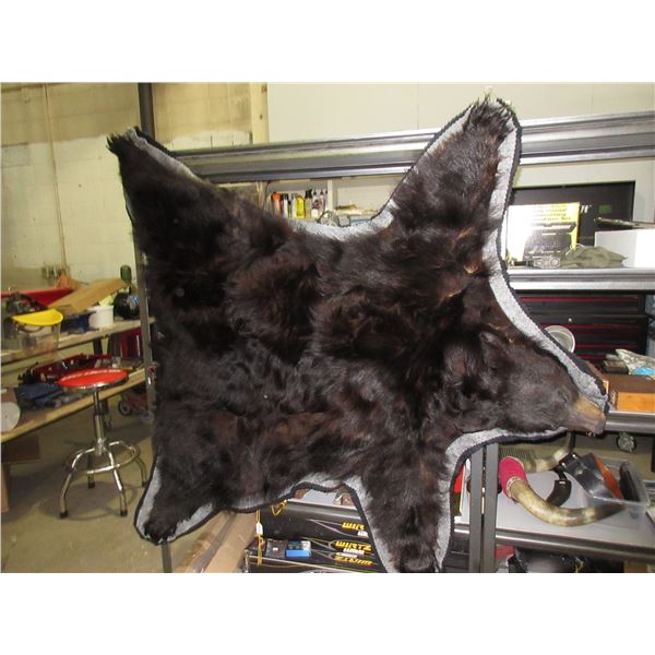 Black Bear Rug - Appears to be in good condition