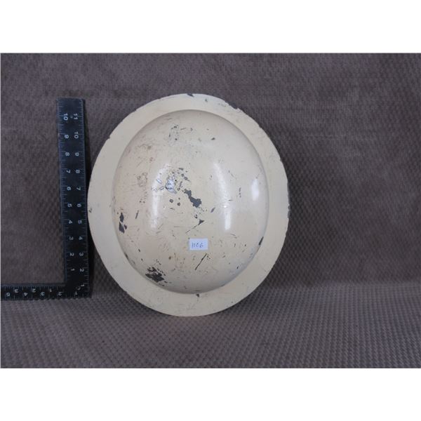 White Metal Helmet - Inside says US Gov't Property OCD