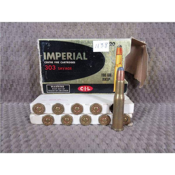 303 Savage Imperial 190 gr, KKSP - Box of 20