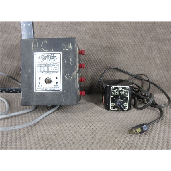 100 Watt Laboratory Transformer & Toy Transformer