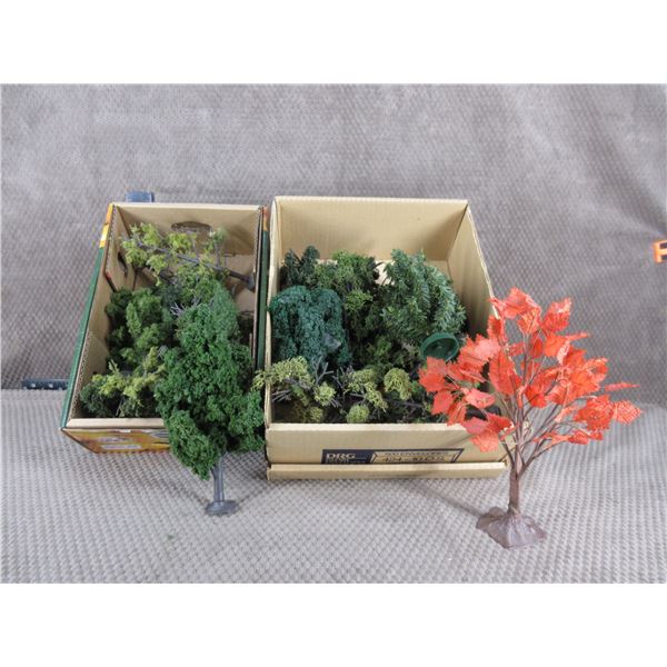 2 Boxes of O Gage Trees