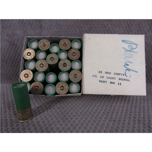Collector Ammo - No. 10ga Light Signal Red - Box of 25