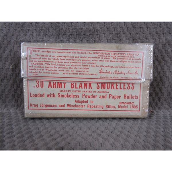 Collector Ammo - .30 Army Blank Smokeless - Box of 20