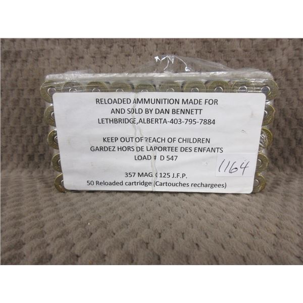 357 Magnum Package of 50 - Reloads sold as componets