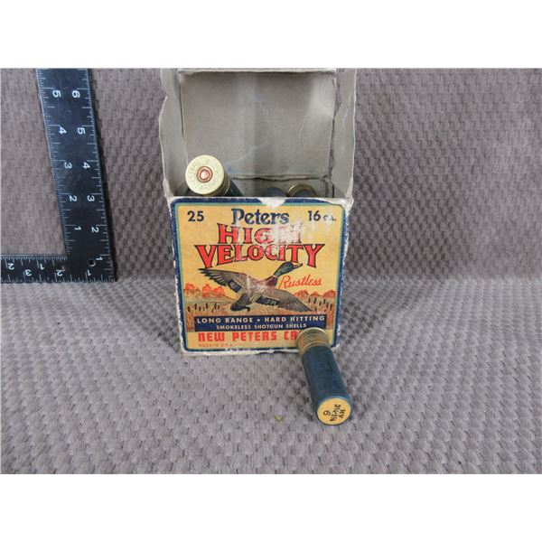 Collector Ammo - Peters 16 ga 2 3/4" #6 - Box of 25