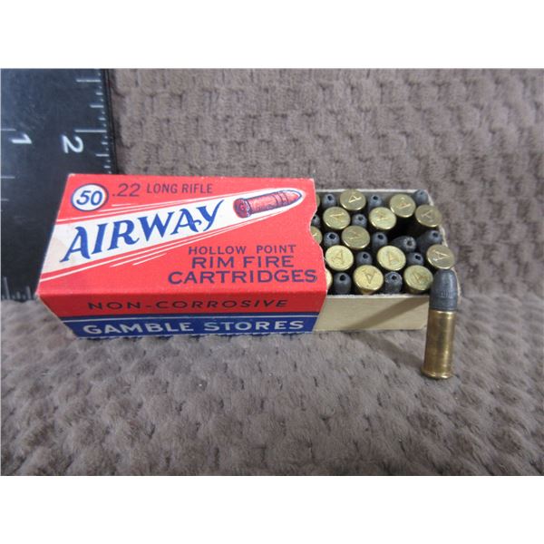 Collector Ammo - Airway, Gamble Stores 22 LR - Box of 50