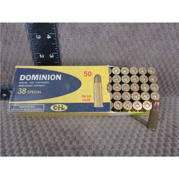 Collector Ammo - Dominion 38 Special - Box of 50