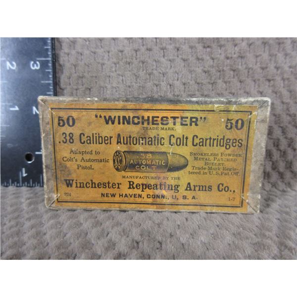 Collector Ammo - Winchester 38 Atuomatic Colt - Box of 50