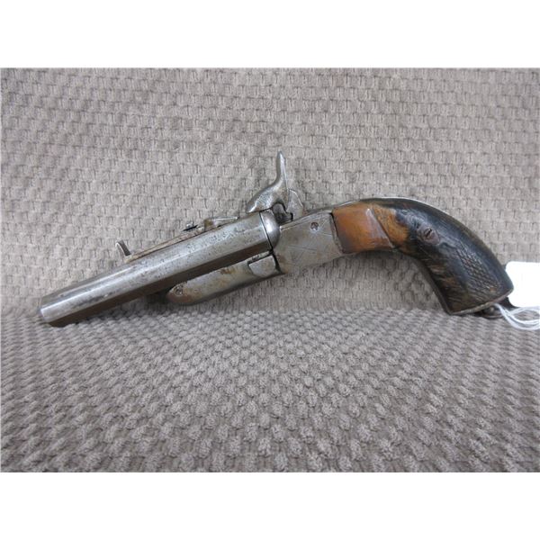 Antique - Mid 1800's Doubel Barrel Pistol in 15MM Pinfire
