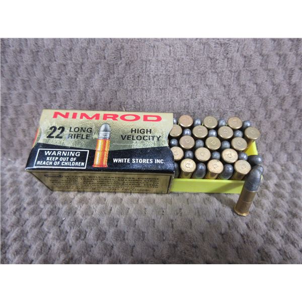 Collector Ammo - Nimrod, White Stores 22 LR - Box of 50