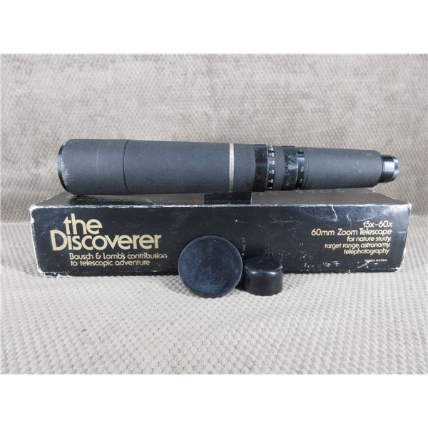 The Discoverer 15X-60X 60MM Telescope Baush & Lomb