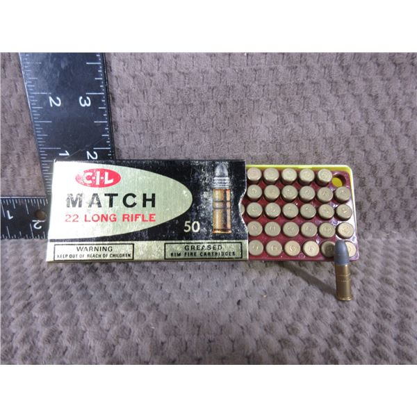 Collector Ammo - CIL Match 22 Long Rifle - Box of 50