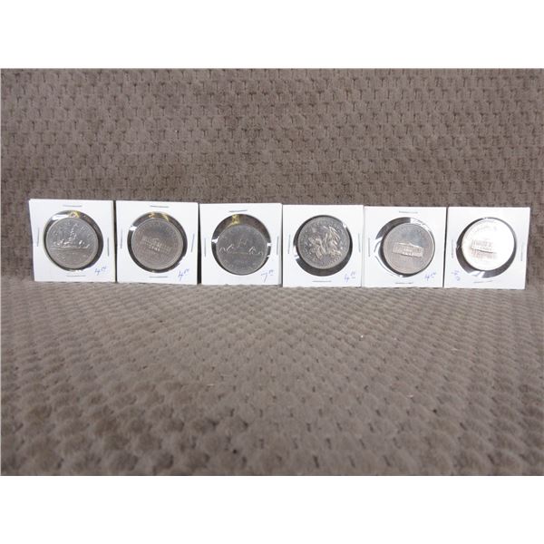 6 - Canadian Dollar Coins