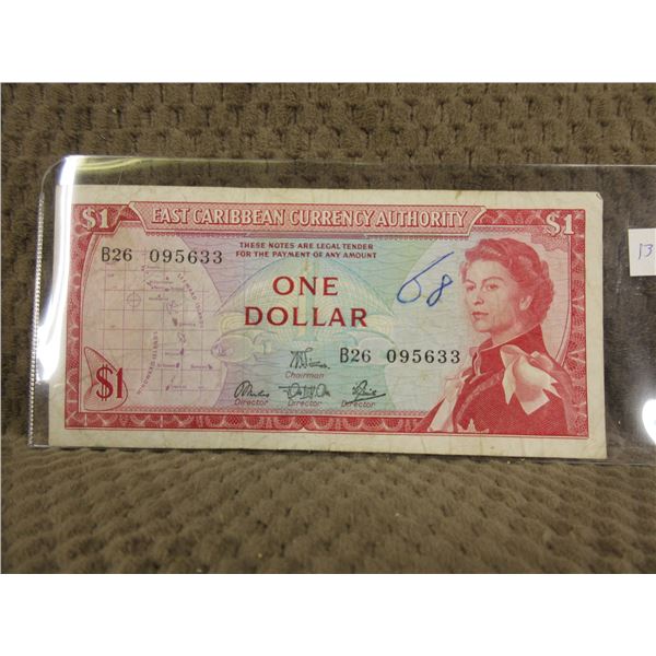 1 Dollar East Caribbean Currency Authority