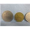 Image 2 : 5 Irish Punt Coins - 1990, 1975, 1969, 1975, 1986