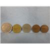 Image 4 : 5 Irish Punt Coins - 1990, 1975, 1969, 1975, 1986