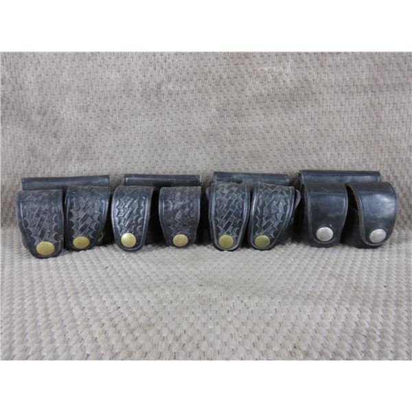 4 Leather Belt Holsters for Speed Loaders