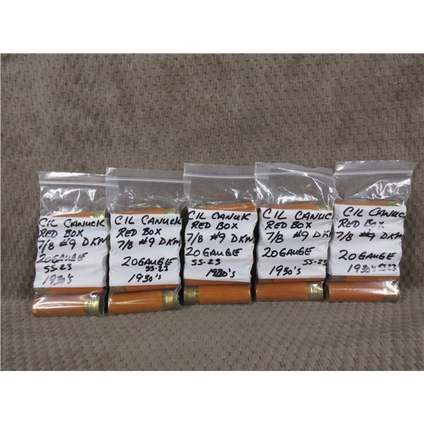 20 ga 2 3/4" CIL Canuck 1930's Red Box - Bag of 25