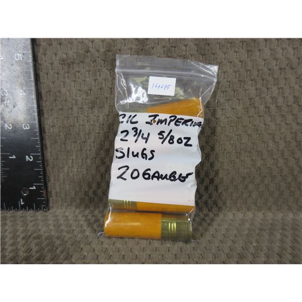 20 ga 2 3/4" Slug, 5/8 oz, 1950-1960 CIL - Bag of 5