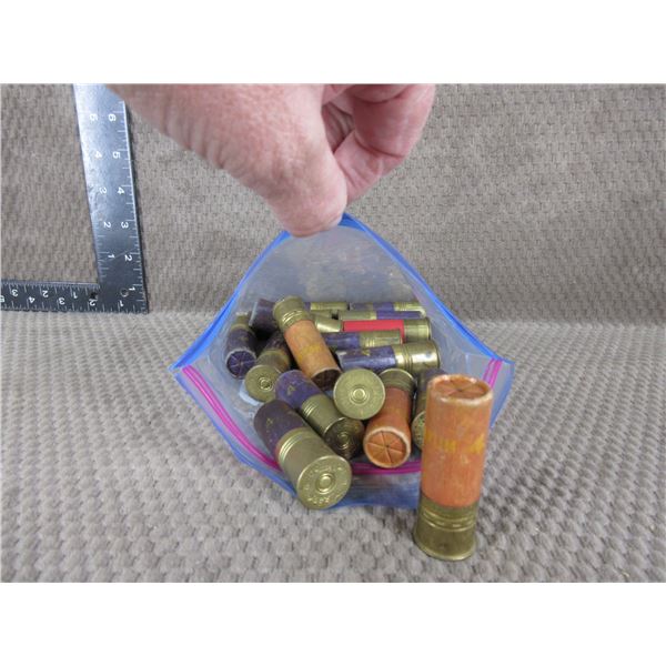 12 Ga 2 3/4" Bag of 16 Misc. Makes all # 4 Shot