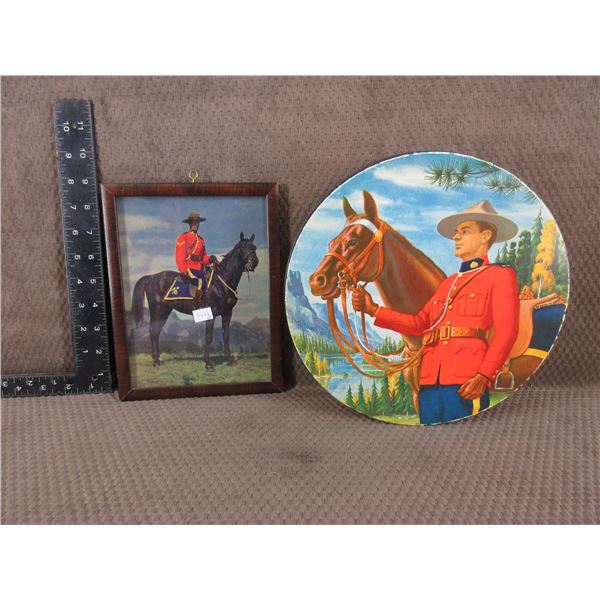 RCMP Picture and RCMP Metal Tin