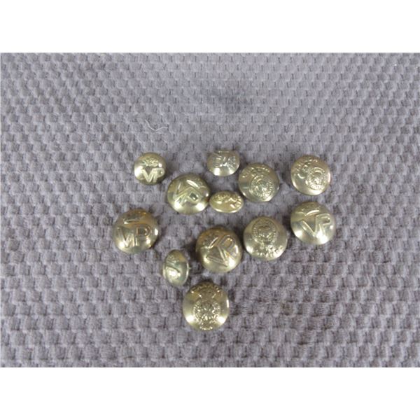 Lot of Various Brass Buttons