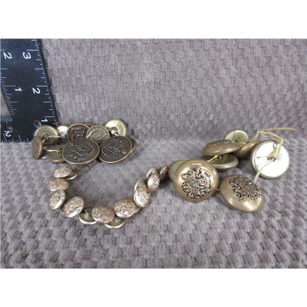 Various Brass Buttons