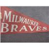 Image 3 : Milwaukee Braves Baseball Pennant - 1950's ???