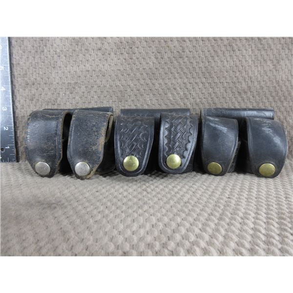 3 - Leather Belt Holsters for Speed Loaders