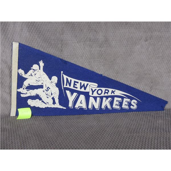 New York Yankees Baseball Pennant - 1950's ???