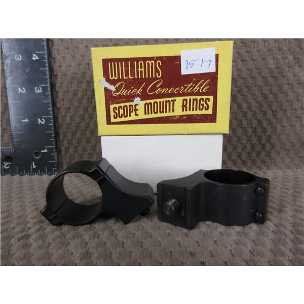 Williams Scope Ring Mounts 1"
