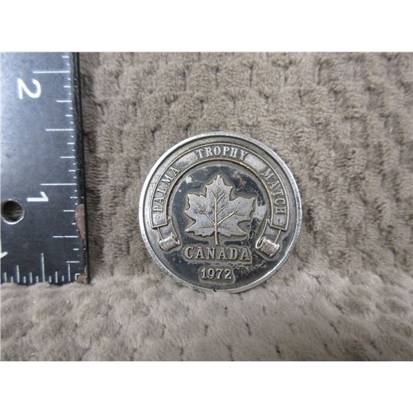 1972 Canada Palma Trophy Match Pin/Medal