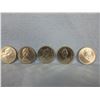 Image 2 : 5 - Canadian 50 Cents Coins