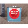 Image 1 : Vintage Can of Hercules Red Dot Powder - Unopened 8 OZ