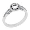 Image 1 : Certified 0.31 Ctw SI2/I1 Diamond Style 4 Prong Set 14K