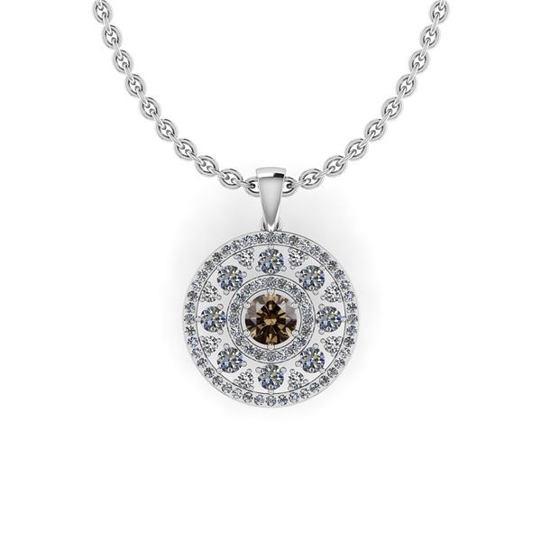 Certified 2.73 Ctw VS/SI1 Natural Fancy Yellow Brown An