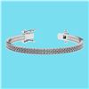 Image 1 : Certified 3.48 Ctw SI2/I1 Diamond 14K Rose Gold 2 Row B