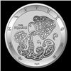 Image 2 : Certified 0.16 Ctw SI2/I1 Diamond 14K White Gold Zodiac